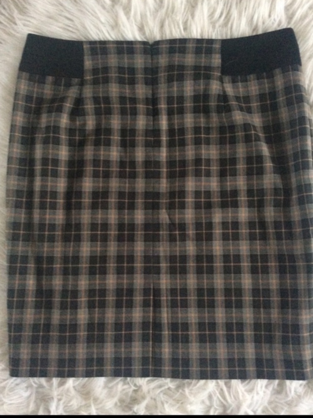 The Limited Plaid Pencil Skirt